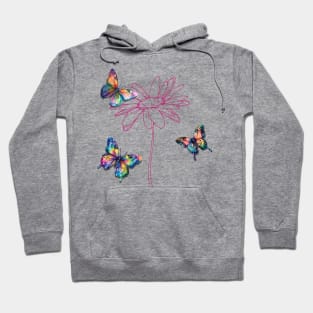 Rainbow butterfly Hoodie